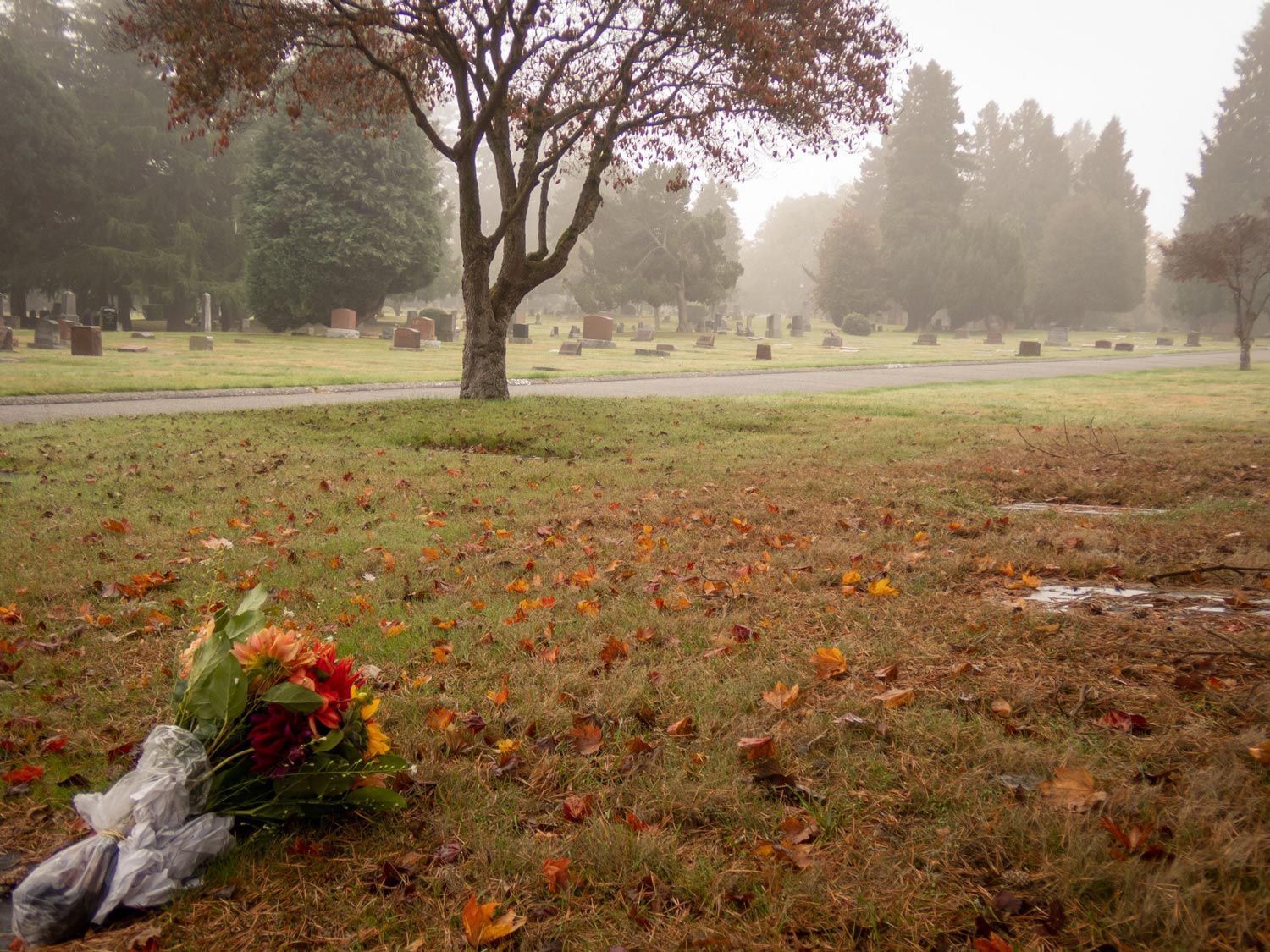 Flowers In Cemetery — Seattle, WA — Mt Pleasant Cemetery