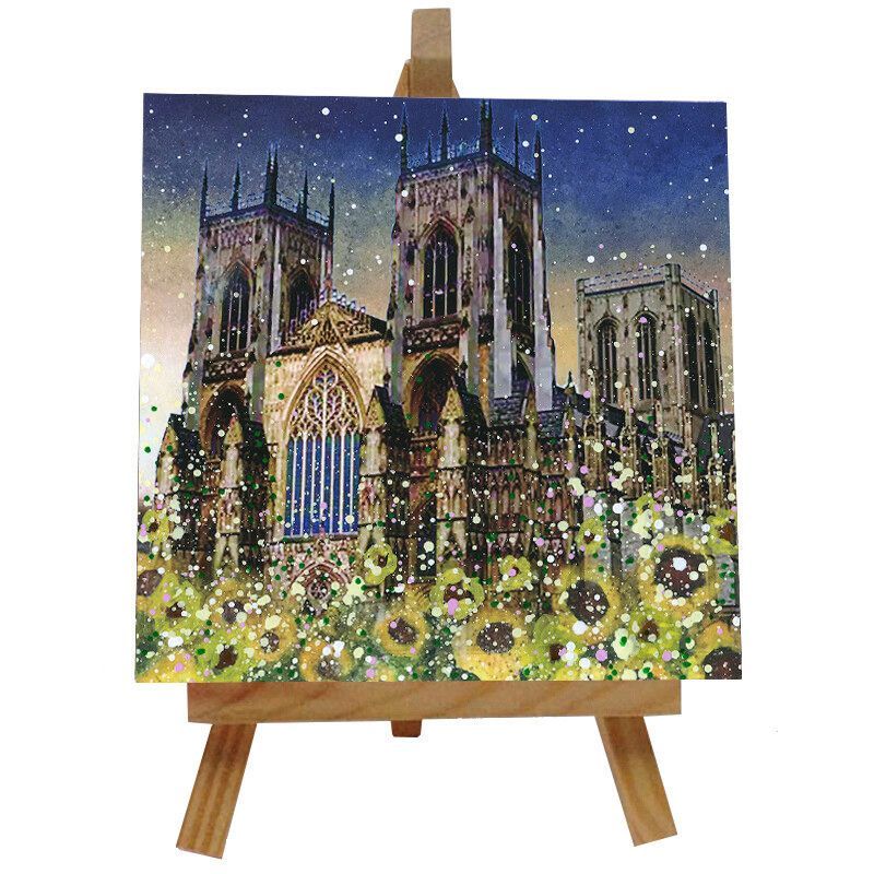 Edinburgh-Castle-Ceramic-Tile-With-Easel