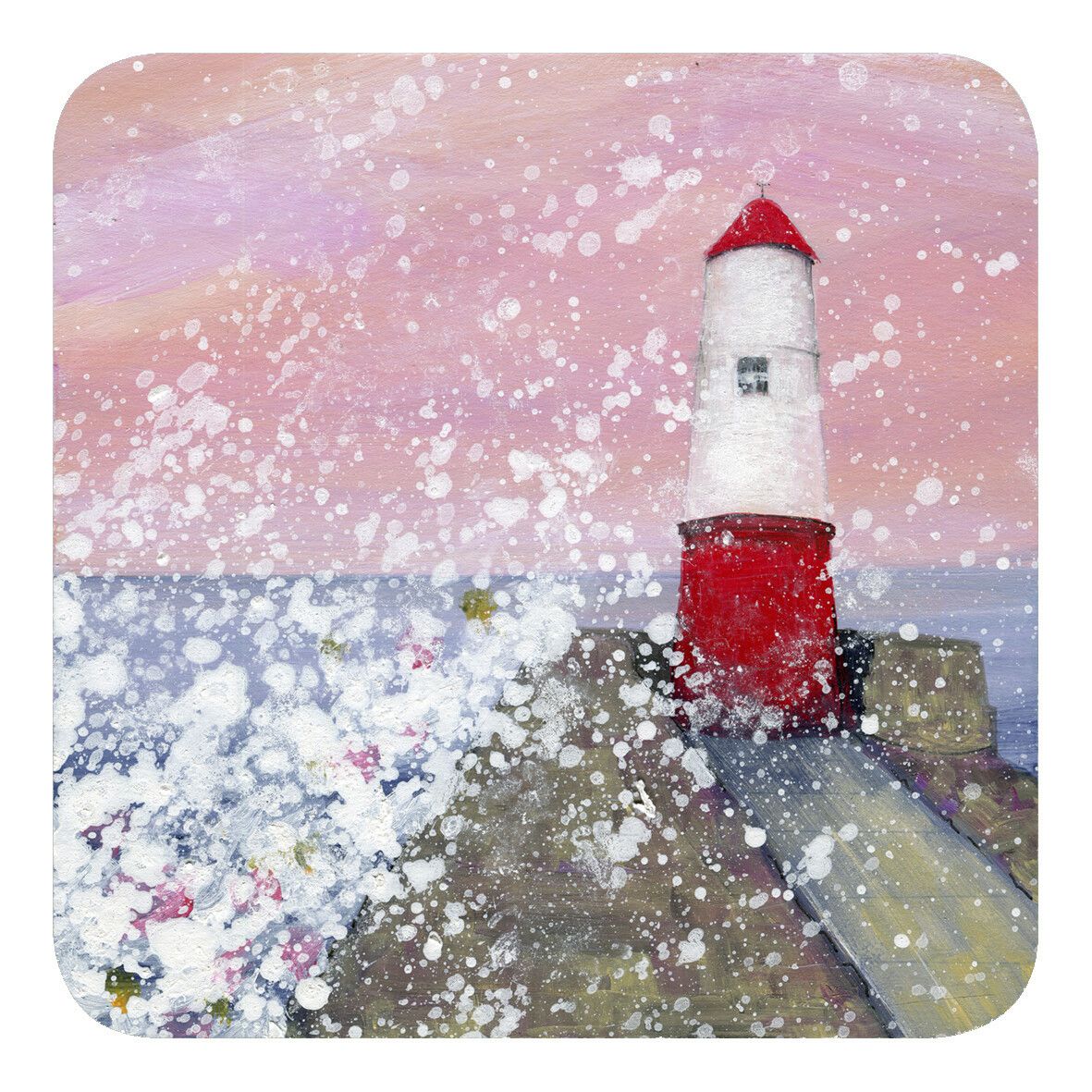 fridge magnet with image of Berwick lighthouse