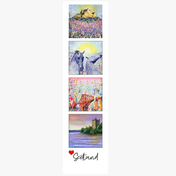 bookmark with Scotland images