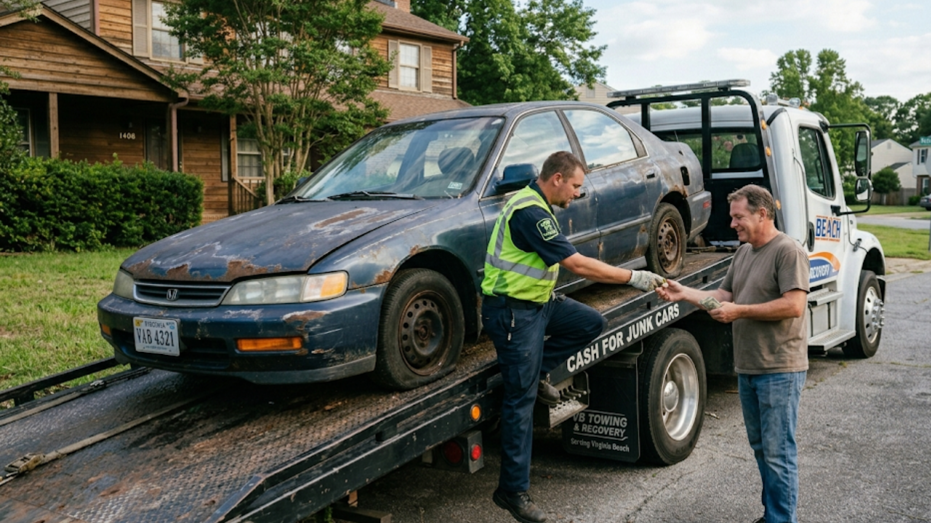 cash for cars Virginia Beach pickup payment