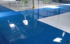 pintar suelo nave industrial en Zaratán Valladolid