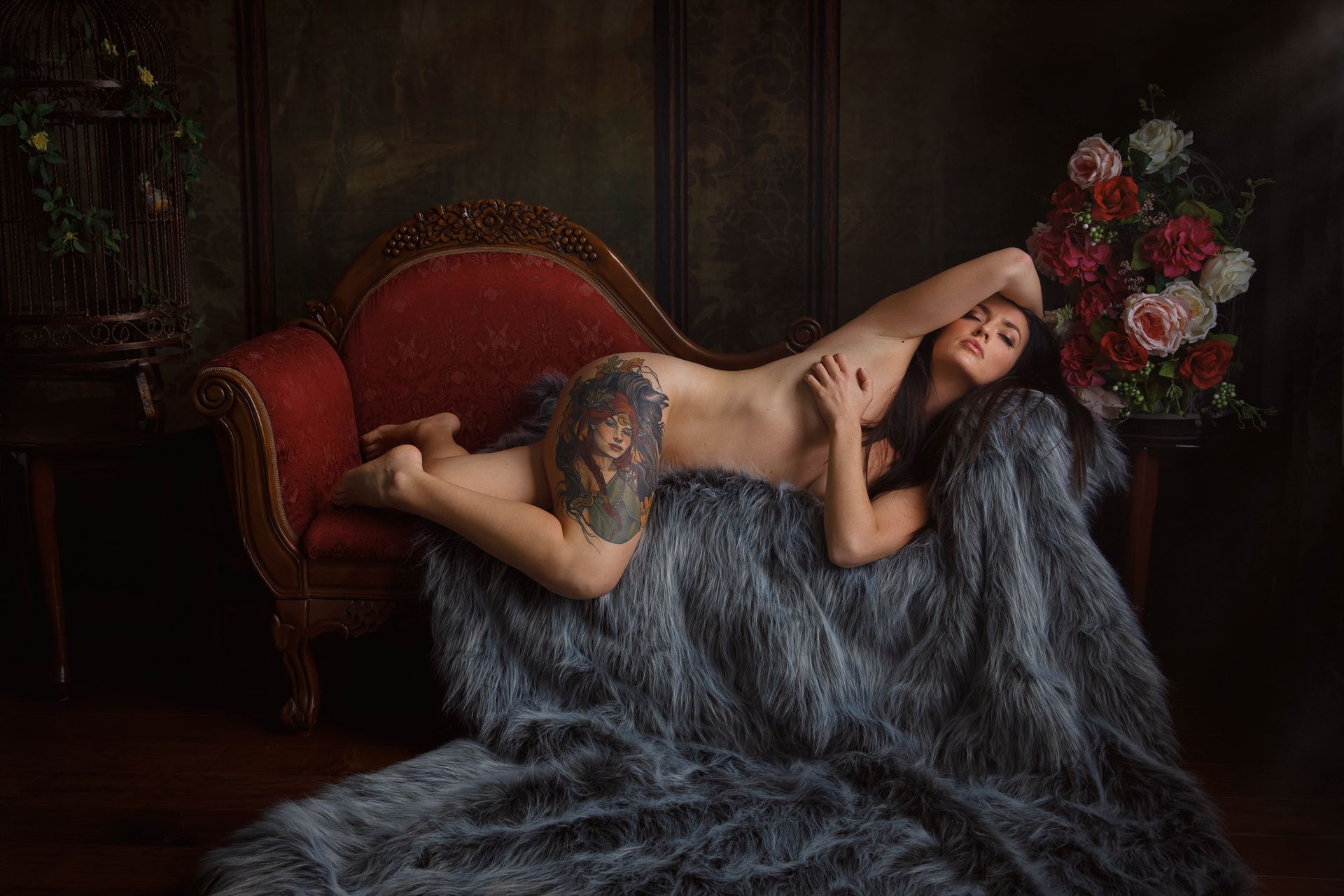 Fine art, Woman in repose, Painterly, Old Masters