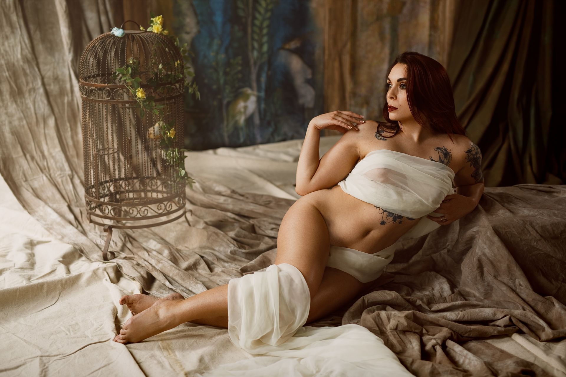 Fine art, Woman in repose, Painterly, Old Masters