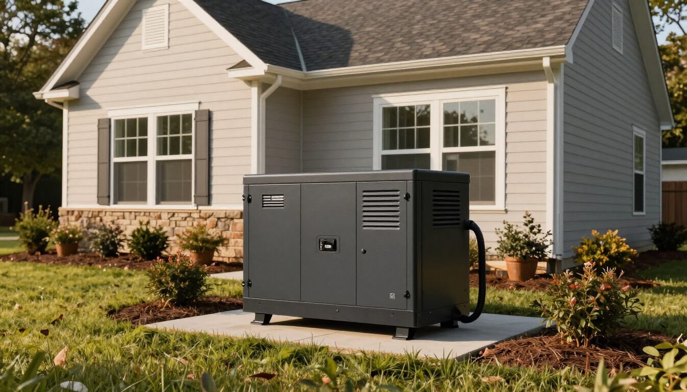 Generac standby generators protecting a North Carolina home