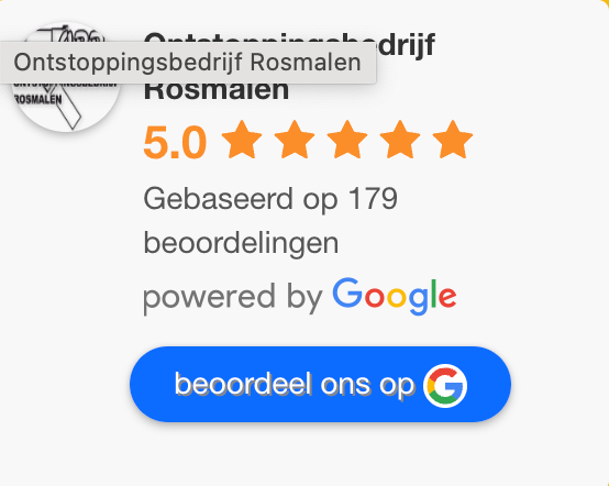 Een google review voor rosmalen heeft 5,0 sterren