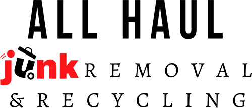 All Haul Junk Removal & Recycling logo with black and red text