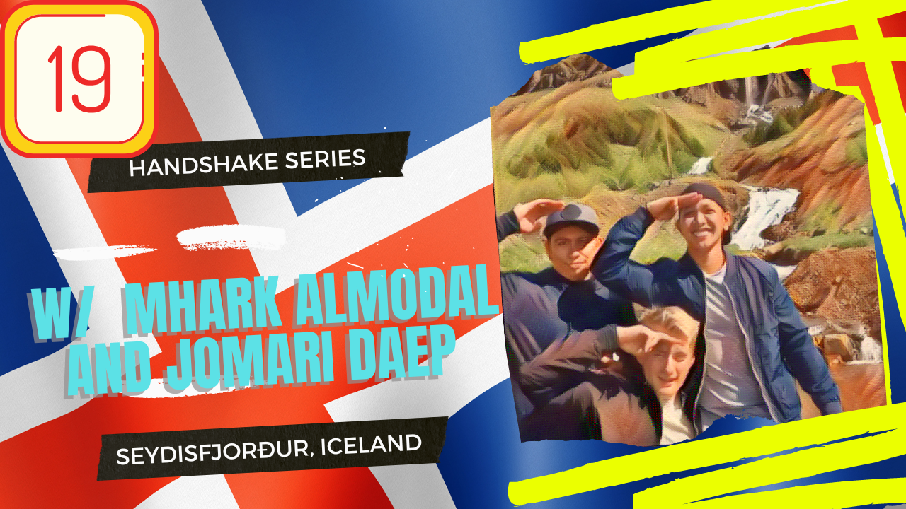 Xander Clemens is in Seydisfjorður, Iceland with Mhark and Jomari from the Seabourn Quest