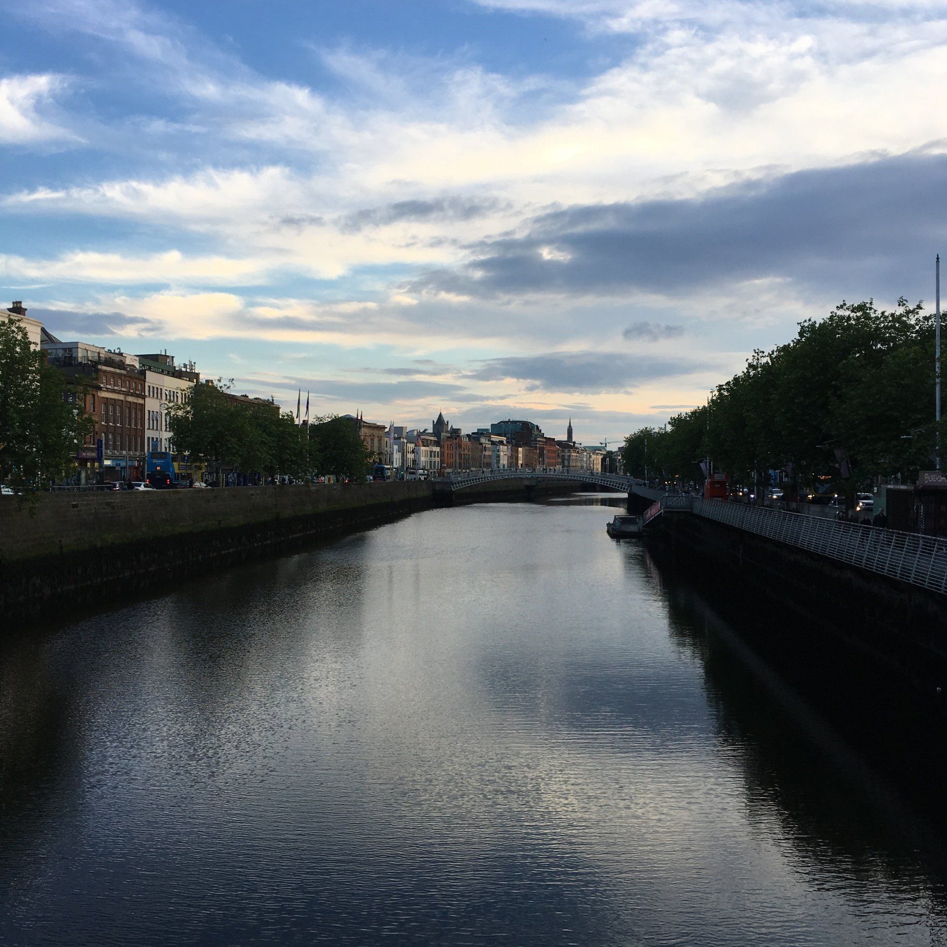 River Liffey in Dublin, Ireland