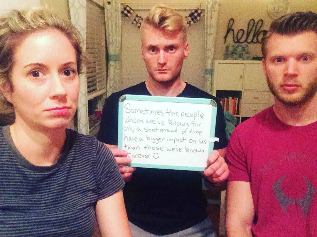 Xander Clemens is withe Jesee Walker and his wife Kim Walker in Orlando, Florida
