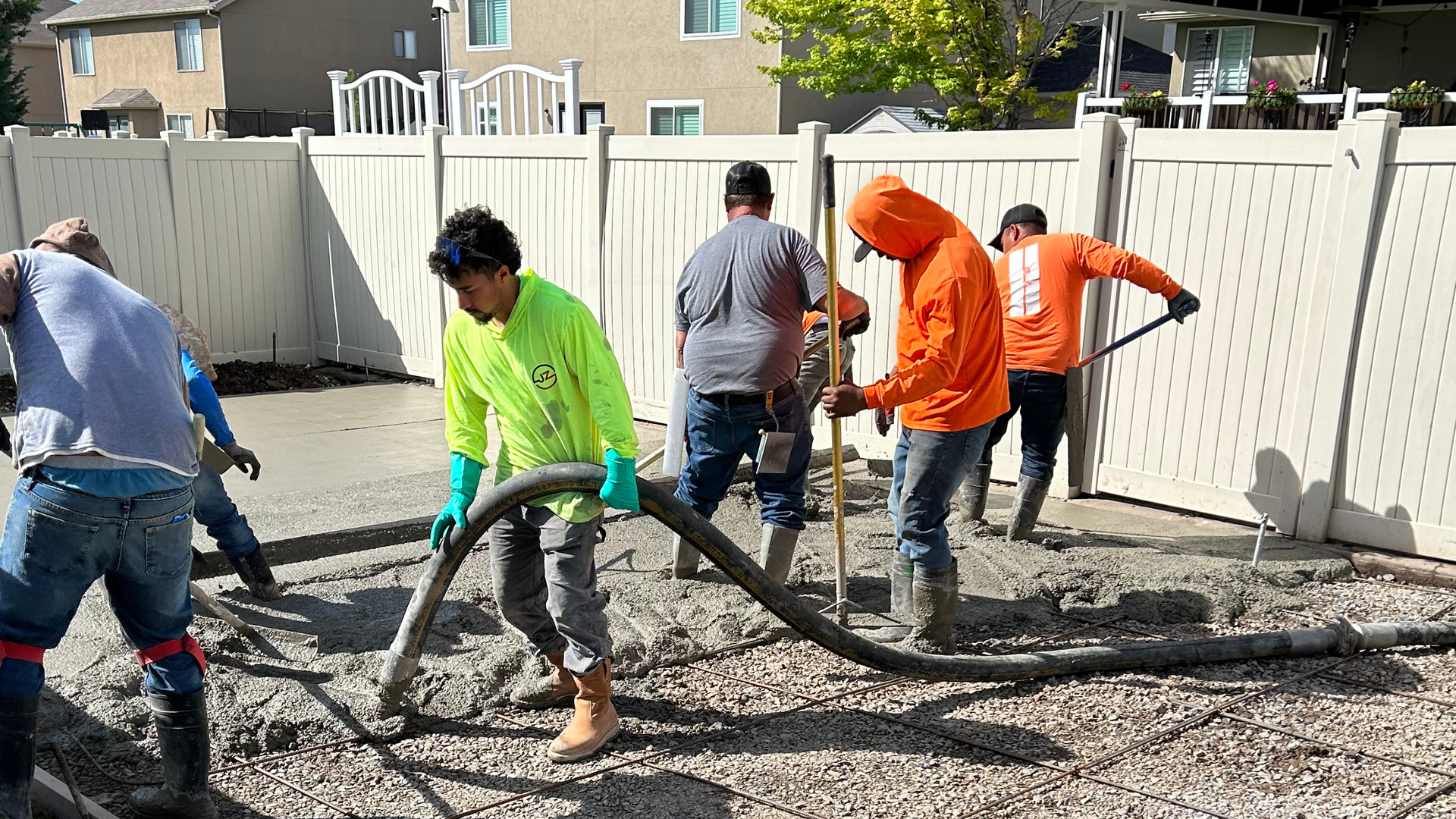 Cracked and heaved concrete sidewalk showing freeze-thaw damage common in Utah