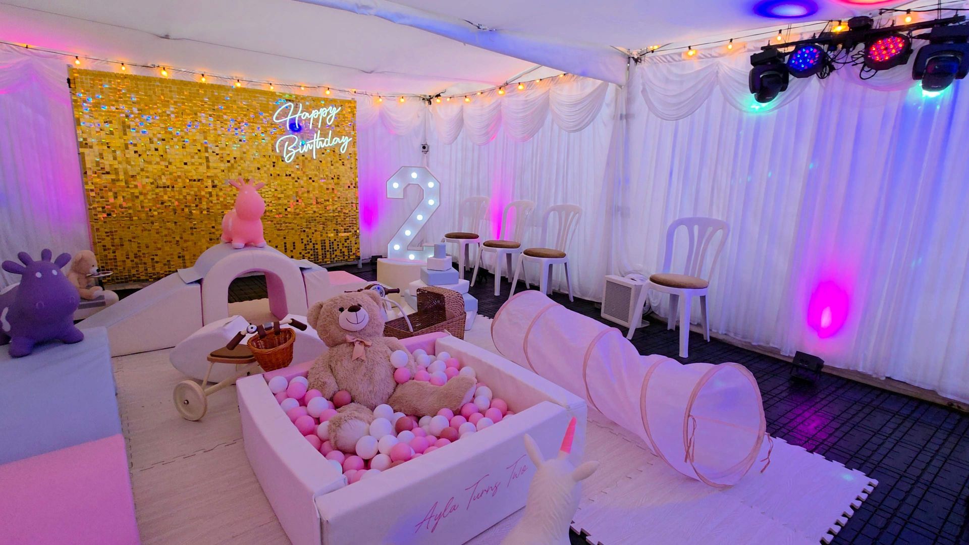 Soft play party in our marty tent hire manchester