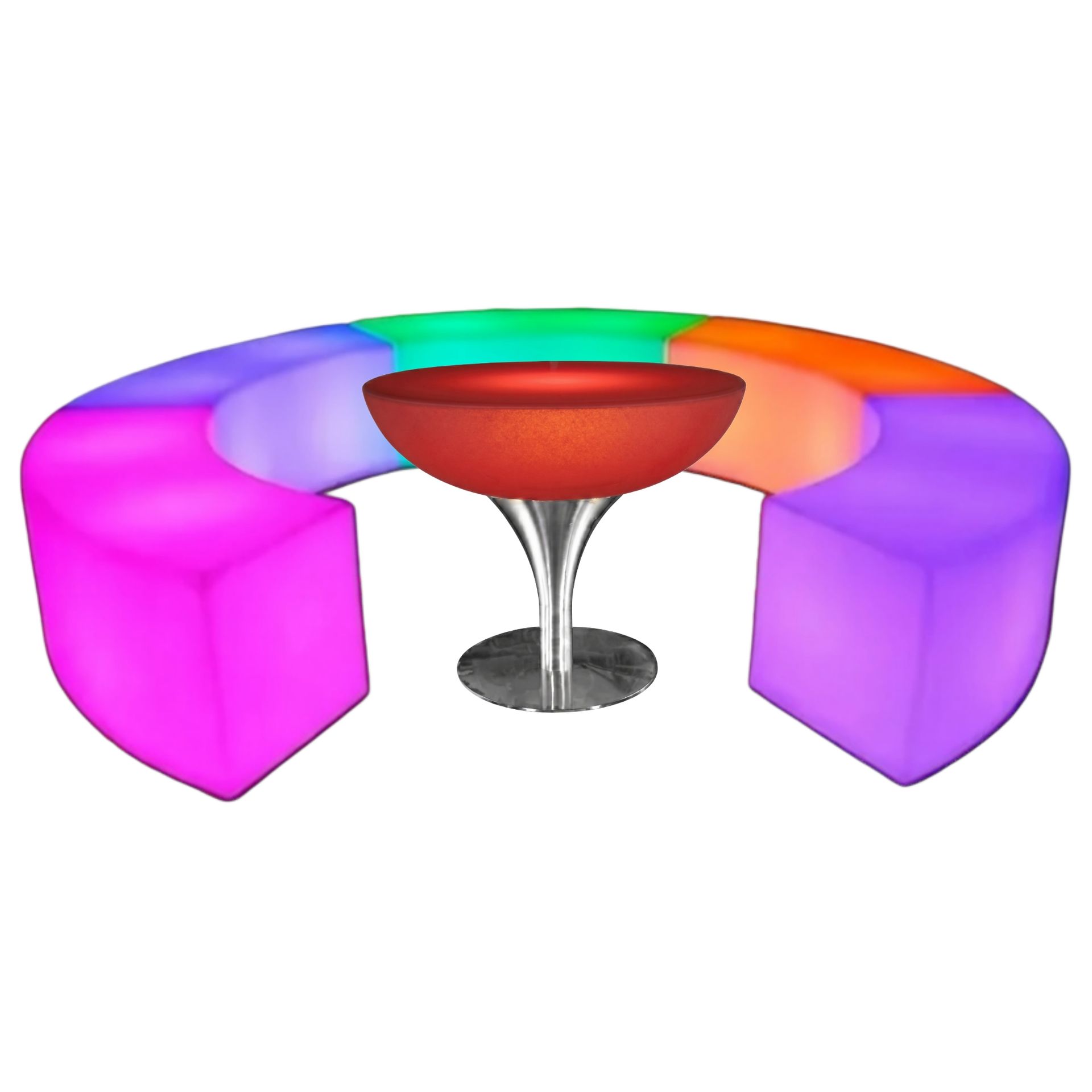 LED Bar furniture hire in Manchester