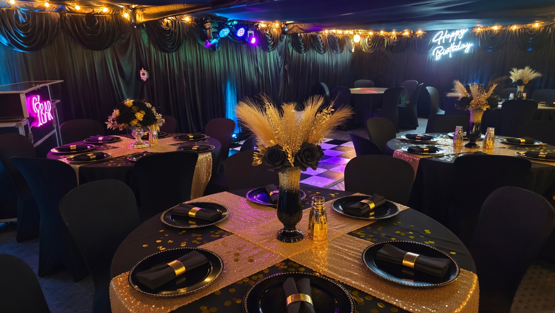 Our black marquee hire manchester