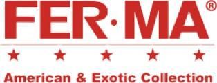 FERMA logo in red and gray with stars and “American & Exotic Collection” text