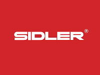 SIDLER logo in white on a red background