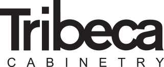 Tribecca Cabinetry logo in black text on a white background