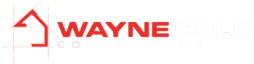 Red WAYNE logo with a stylized house icon