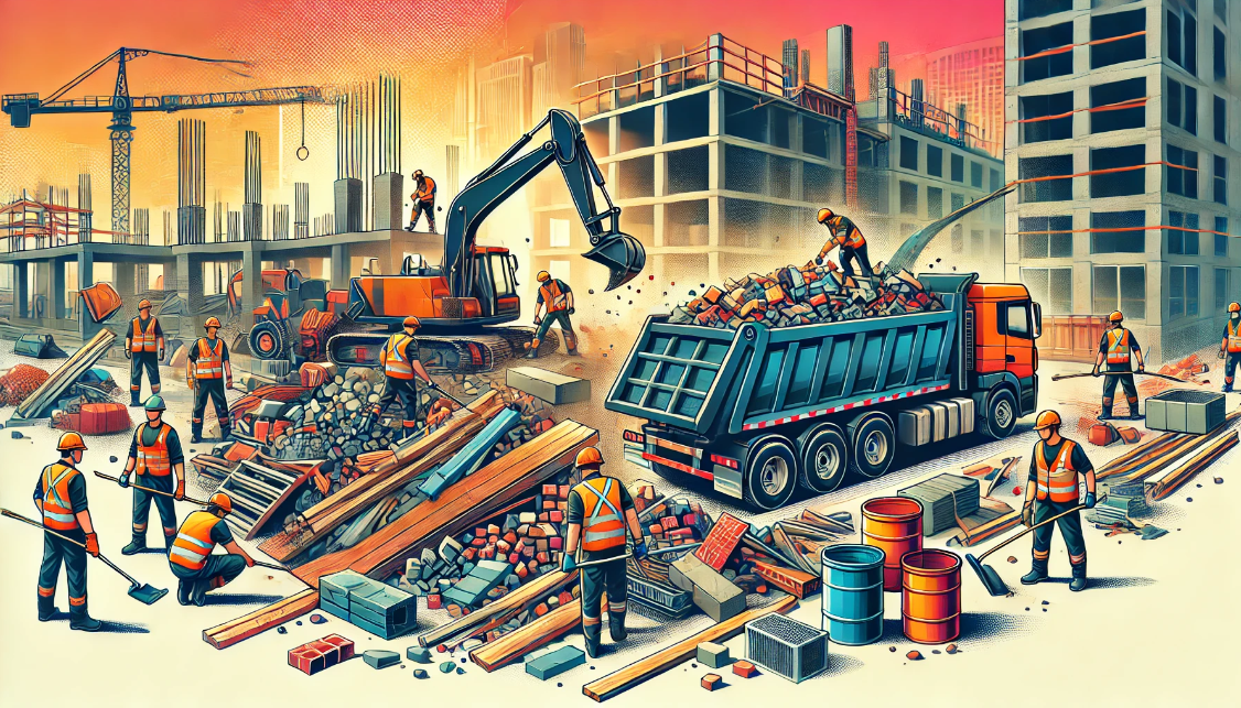 Construction debris removal