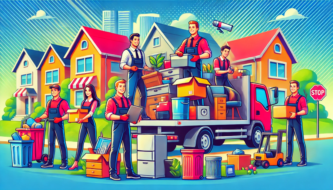 Professional junk haulers