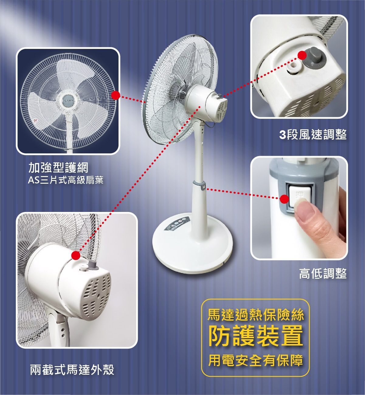 東銘 20吋超強風商業用扇 TM-2003