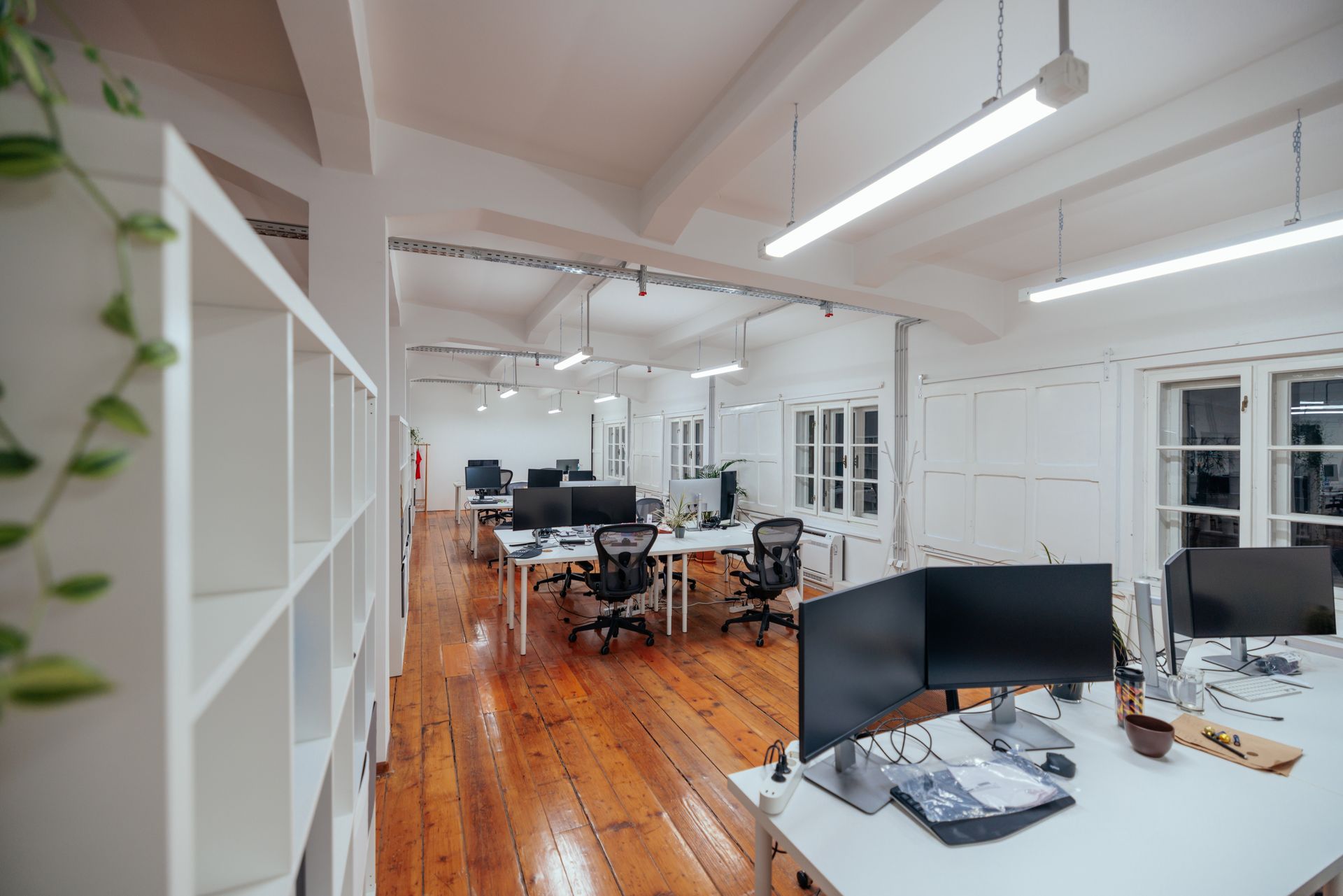 LED Lights in Office