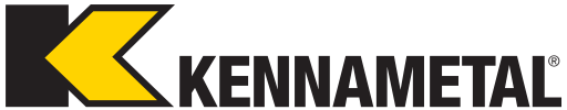 The kennametal logo is yellow and black on a white background.