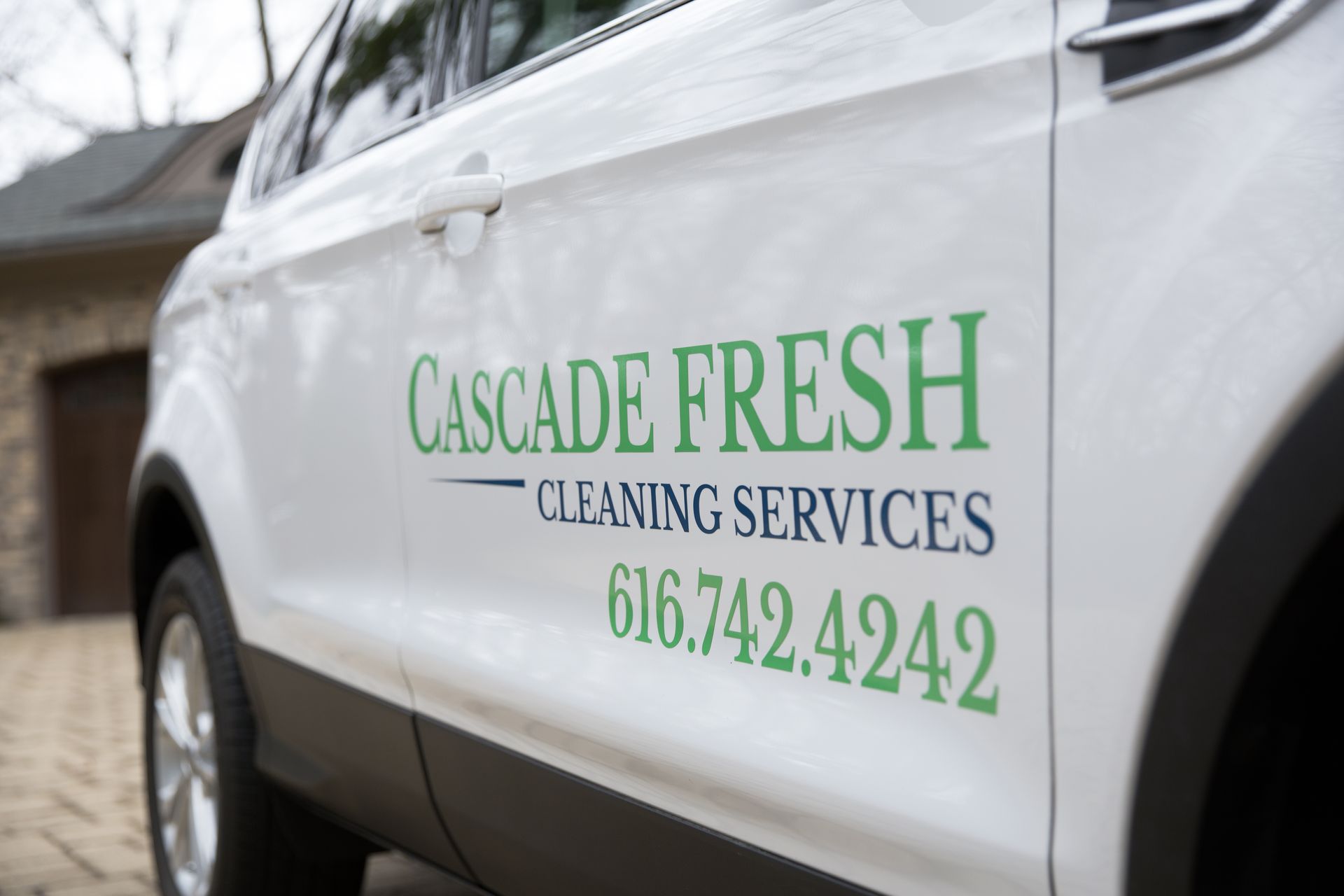 White car door with 
