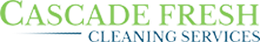 Cascade Fresh Cleaning Services logo in green and blue.