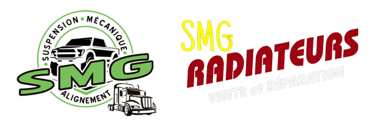 Un logo pour une entreprise appelée smg radiateurs