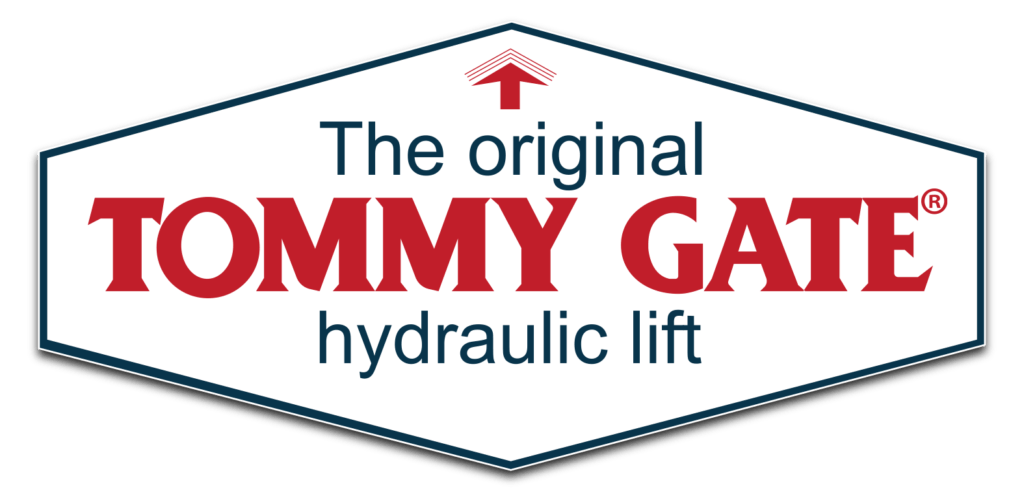 Le logo de l'élévateur hydraulique original de Tommy Gate
