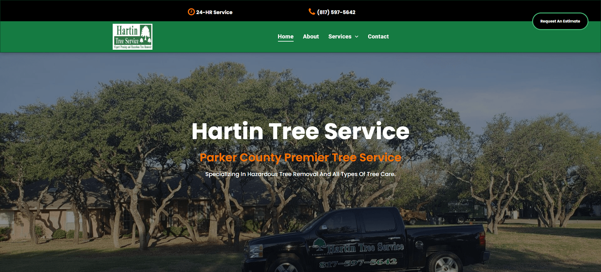Hartin Tree Service Case Study Black Anchor Design