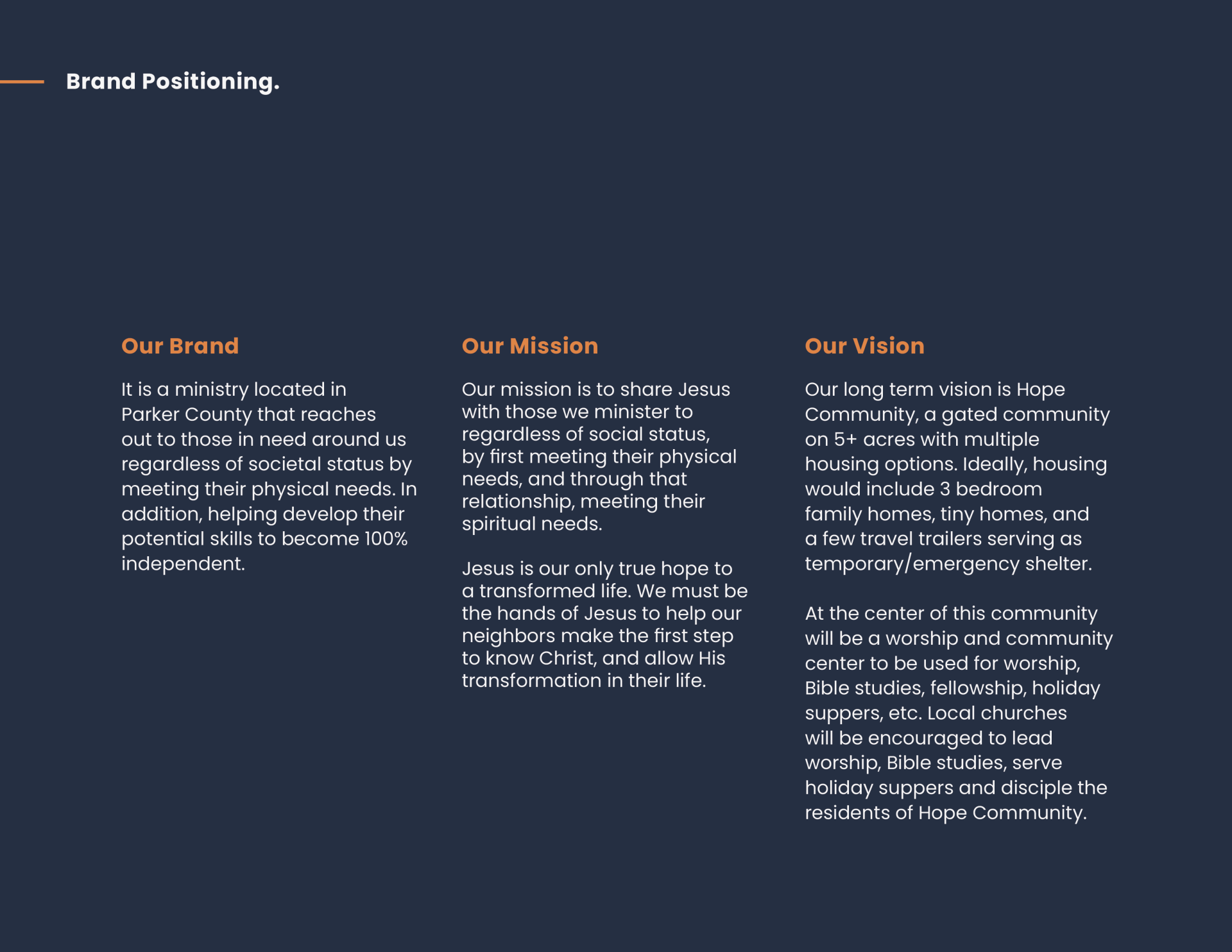 Hearts Full Of Love Ministries - Brand Guide