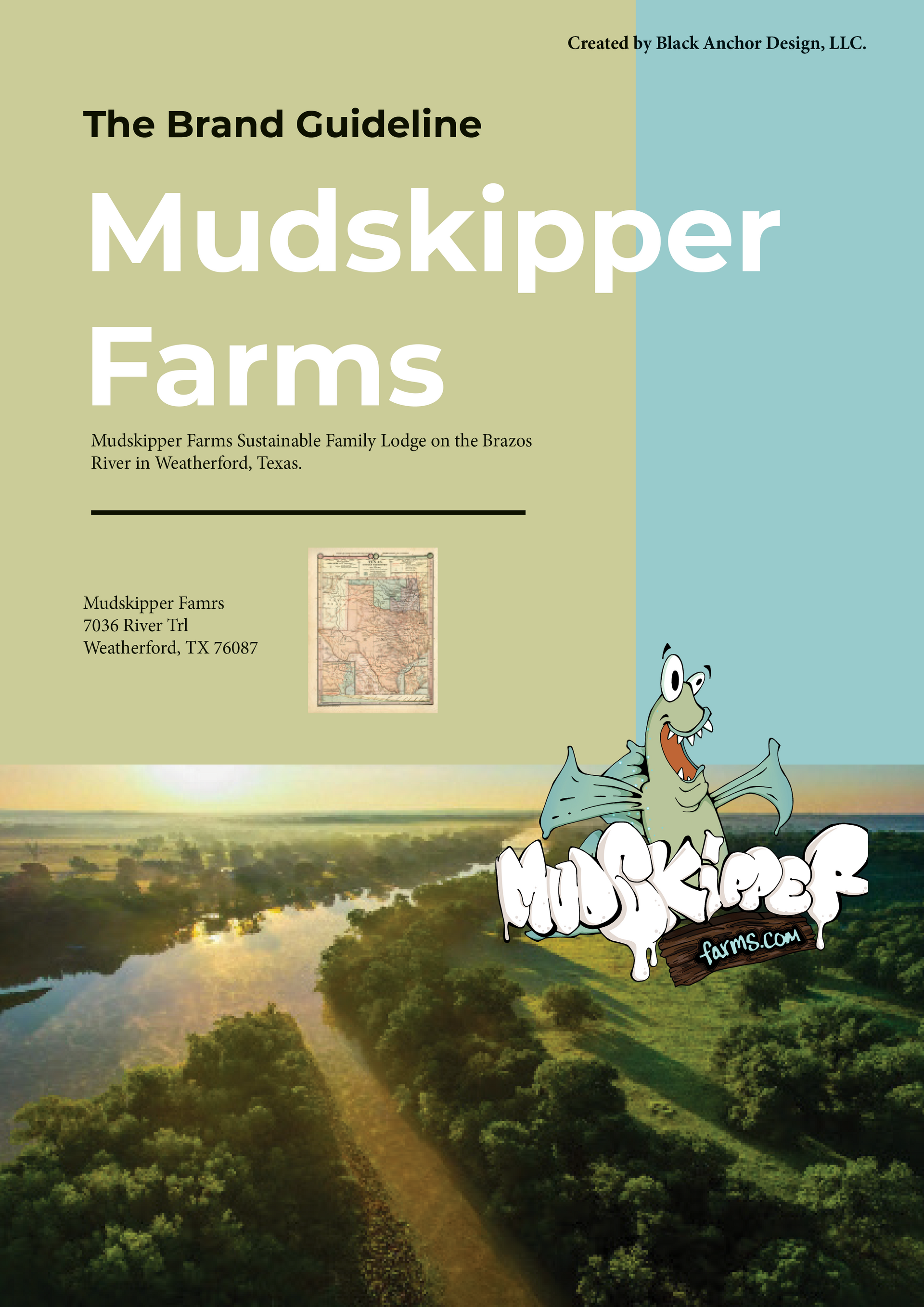 Mudskipper Farms - Brand Guide A book titled The Brand Guideline Mudskipper Farms