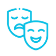 Drama- en art therapie  icon