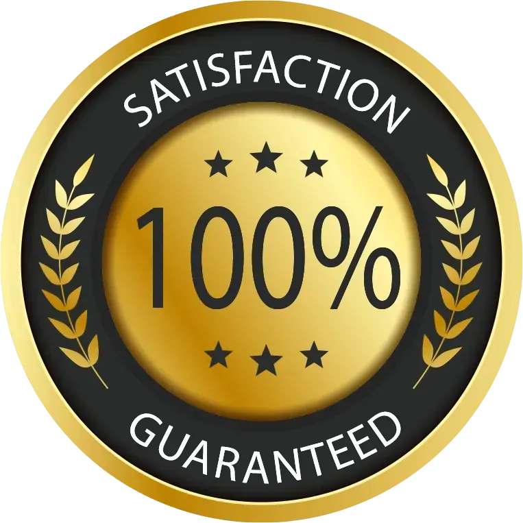 Gold badge with 