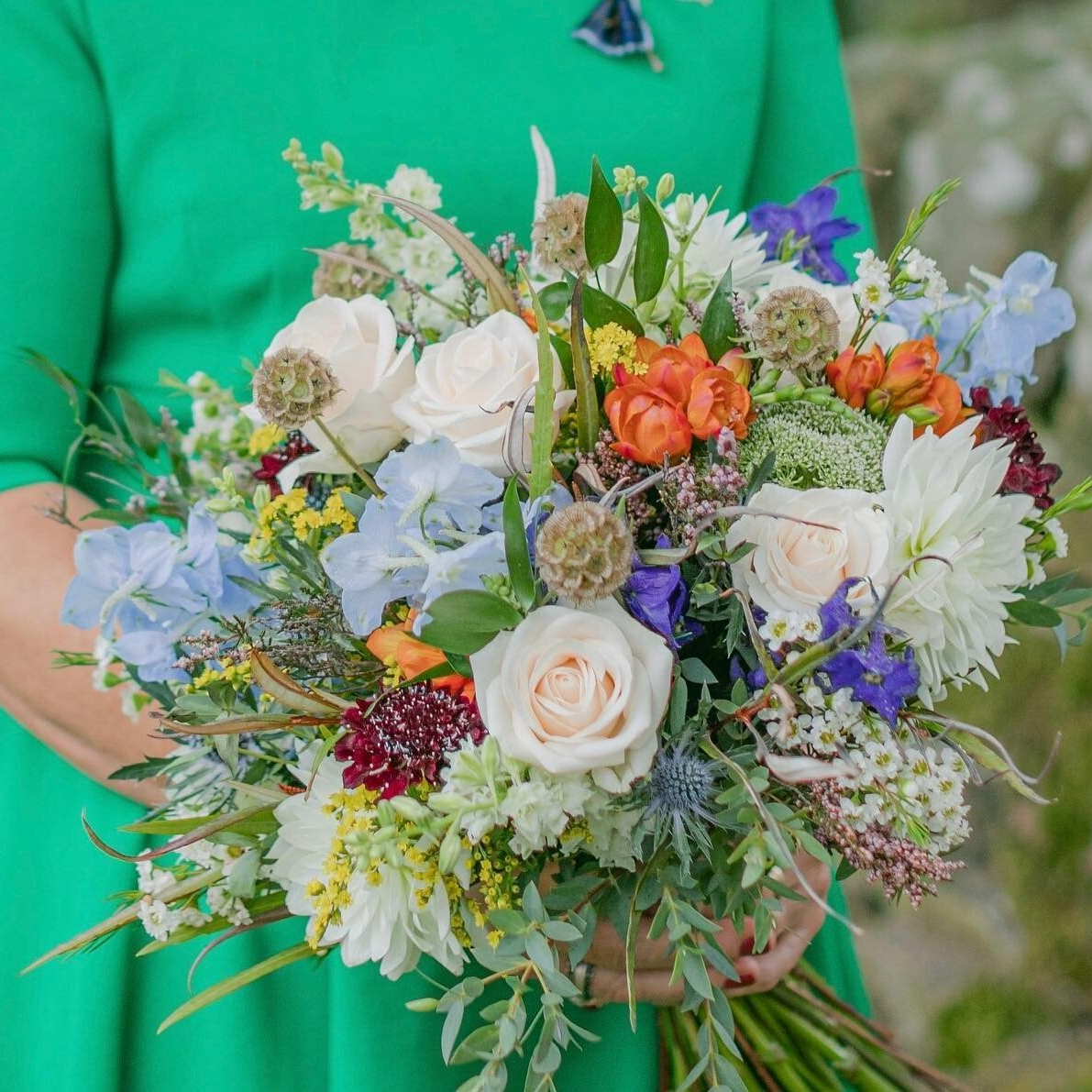 Wedding Florist in Edderton, Ross-Shire in the Scottish Highlands. Bespoke bridal bouquets, bridesmaids bouquets, buttonholes, wedding hair flowers, wedding venue flowers, church flowers, flower wands, wedding ceremony flowers, guest table flowers and top table flowers. Tain, Fearn, Balintore, Seaboard Villages, Portmahomack, Inverness, Dingwall, Dornoch, Rosehall, Ardgay, Bonar Bridge, Skibo
