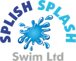 The logo for splish splash swim ltd shows a splash of water