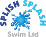 The logo for splish splash swim ltd shows a splash of water