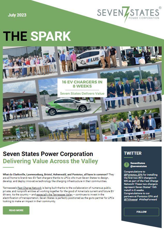 The seven states power corporation is delivering value across the valley.