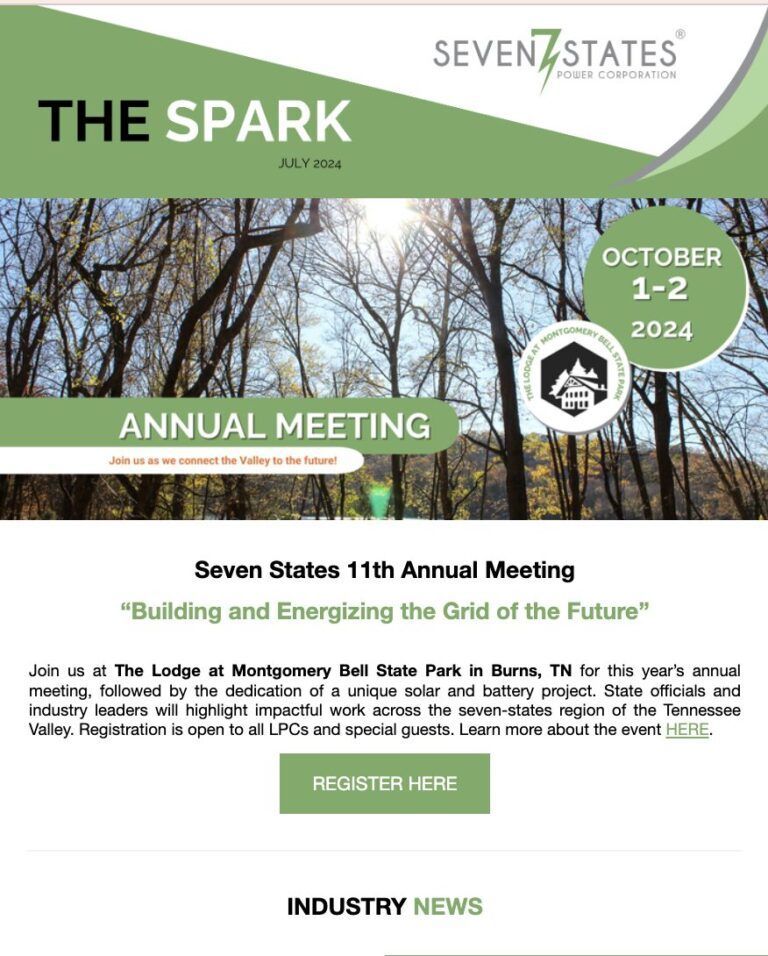 A flyer for the seven states 11th annual meeting.