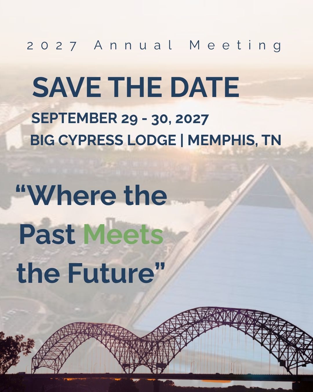 A poster for the seven states annual meeting the power of connecting.