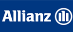 Allianz logo on a dark blue background with white text and a circular emblem.