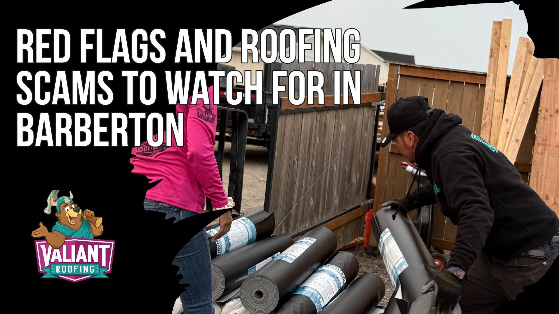 Red Flags and Roofing Scams to Watch for in Barberton
This section warns Barberton homeowners about storm chasers who target Clark County after windstorms, heavy rain, or hail, knocking on doors with 