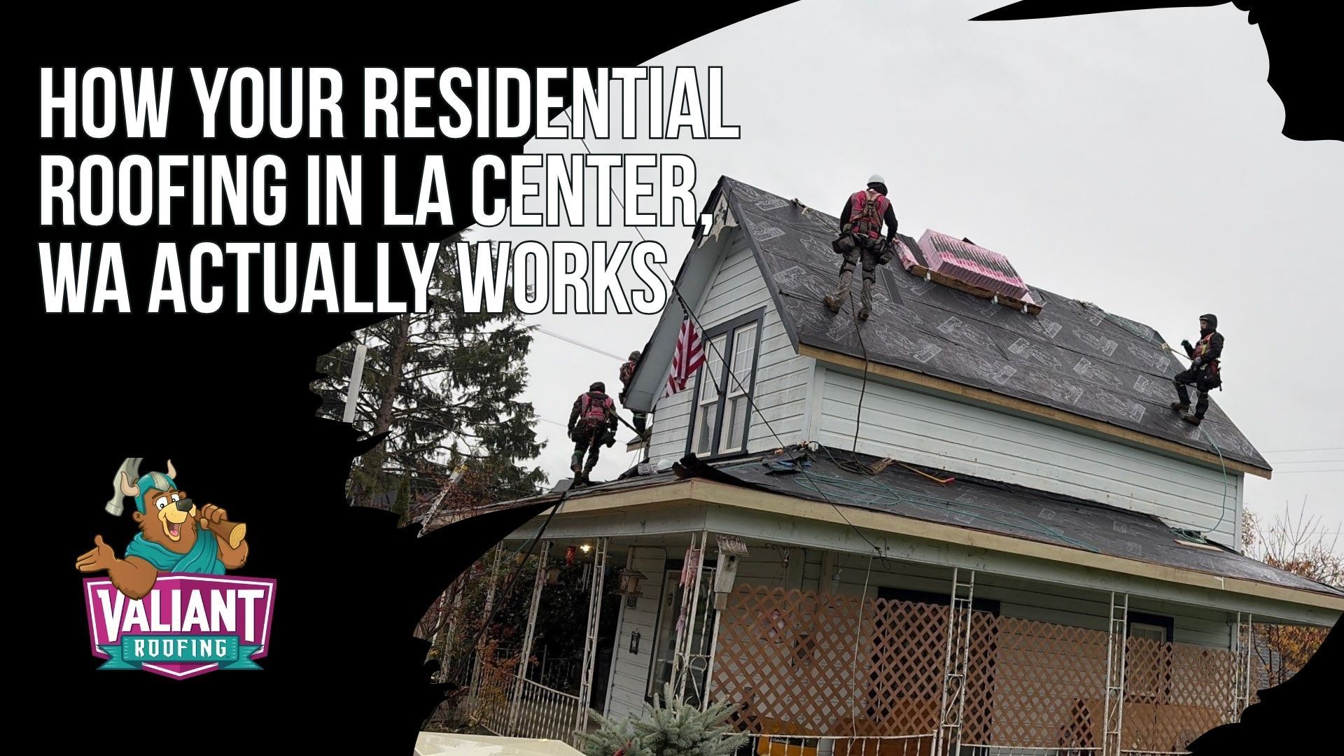 How Your Residential Roofing in La Center, WA Actually Works
Valiant Roofing uses a clear, no-pressure residential roofing process in La Center, WA, beginning with fast scheduling and a confirmed arrival window. The estimator inspects accessible roof surfaces, shingles, flashing, penetrations, gutters, moss, algae, granule loss, and other signs of deterioration, then checks the attic for decking, ventilation, insulation, staining, daylight, and moisture. Roof cleaning needs are also evaluated to help remove moss and debris and support longer roof life. Before leaving, findings are explained as urgent, watch-list, or normal roof age. Within 48 hours, homeowners receive a written estimate with photos, plain-language captions, material options, and clear pricing. Address: 108 SE 124th Ave Suite 8, Vancouver, WA 98684. URL: [https://www.valiantroofing.com/locations/vancouver-wa](https://www.valiantroofing.com/locations/vancouver-wa)
