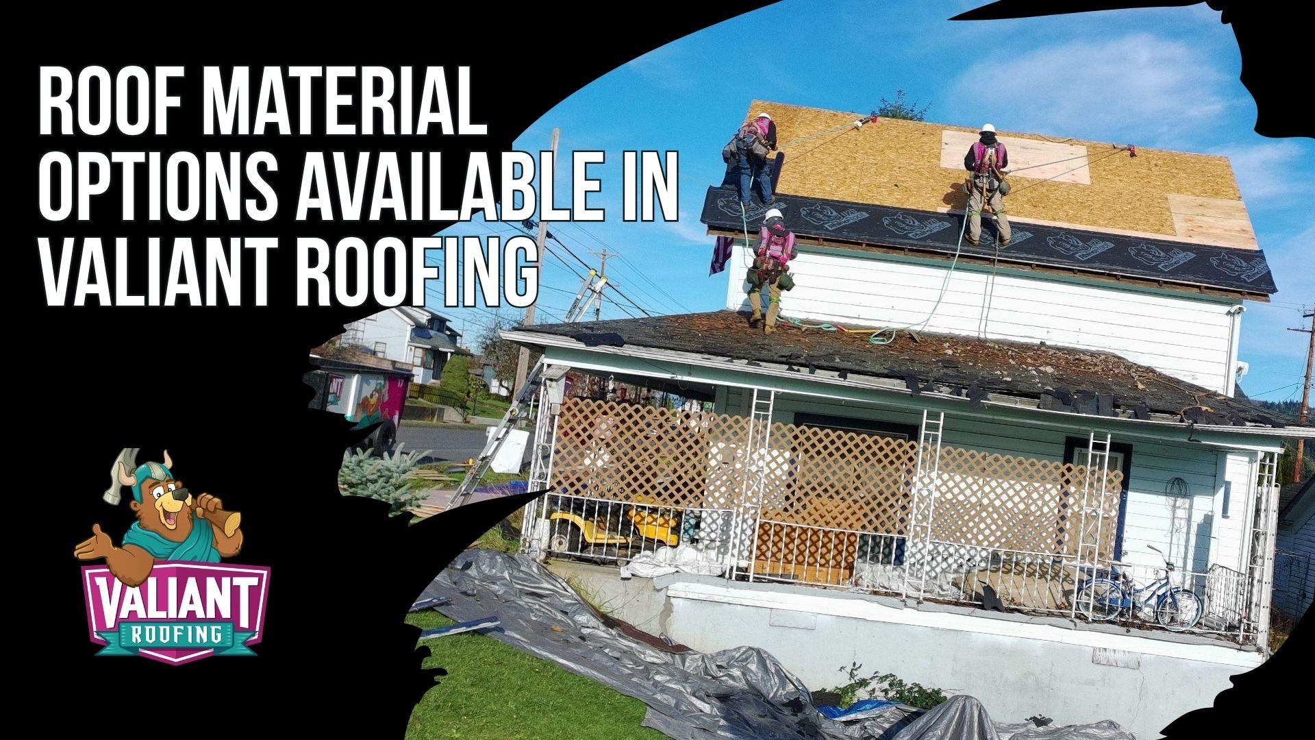 Roof Material Options Available in Valiant Roofing
Valiant Roofing installs multiple residential roofing materials in Lewisville, WA based on budget, appearance, ownership plans, and Pacific Northwest moisture exposure. Options include Owens Corning Duration shingles lasting 30 to 50 years with algae resistance and Platinum Protection eligibility, TruDefinition shingles for budget-conscious replacements, and CertainTeed Landmark for a premium asphalt look. Standing seam metal offers 40 to 70 years of service and performs well in moss-heavy areas, while designer shingles provide added curb appeal. F-Wave synthetic shake or slate offers impact resistance without rot or moss feed, and Tesla Solar Roof combines roofing with power generation under one system. Address: 108 SE 124th Ave Suite 8, Vancouver, WA 98684. URL: [https://www.valiantroofing.com/locations/vancouver-wa](https://www.valiantroofing.com/locations/vancouver-wa)
