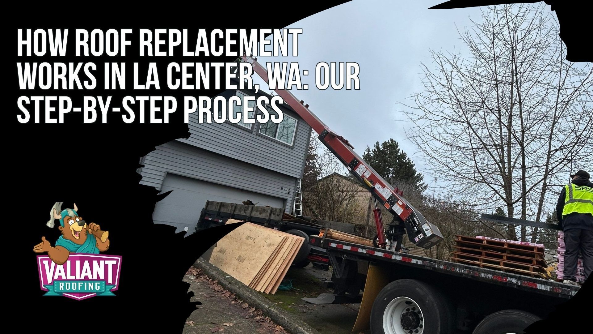 How Roof Replacement Works in La Center, WA: Our Step-by-Step Process
Roof replacement in La Center, WA takes Valiant Roofing 1 to 3 working days on-site, with most homeowners going from first call to a warrantied new roof in 3 to 5 weeks. The process starts with a free documented inspection, usually within 48 hours, followed by a line-item estimate, driveway material samples from Owens Corning, CertainTeed, GAF, or F-Wave, and permit handling with the city or county. Tear-off, decking inspection, full system installation logged in CompanyCam, and a magnet sweep cleanup follow, then an independent inspector verifies the work and triggers your warranty registration. Call 360-740-7017 to start. Valiant Roofing, 108 SE 124th Ave Suite 8, Vancouver, WA 98684, https://www.valiantroofing.com/locations/vancouver-wa