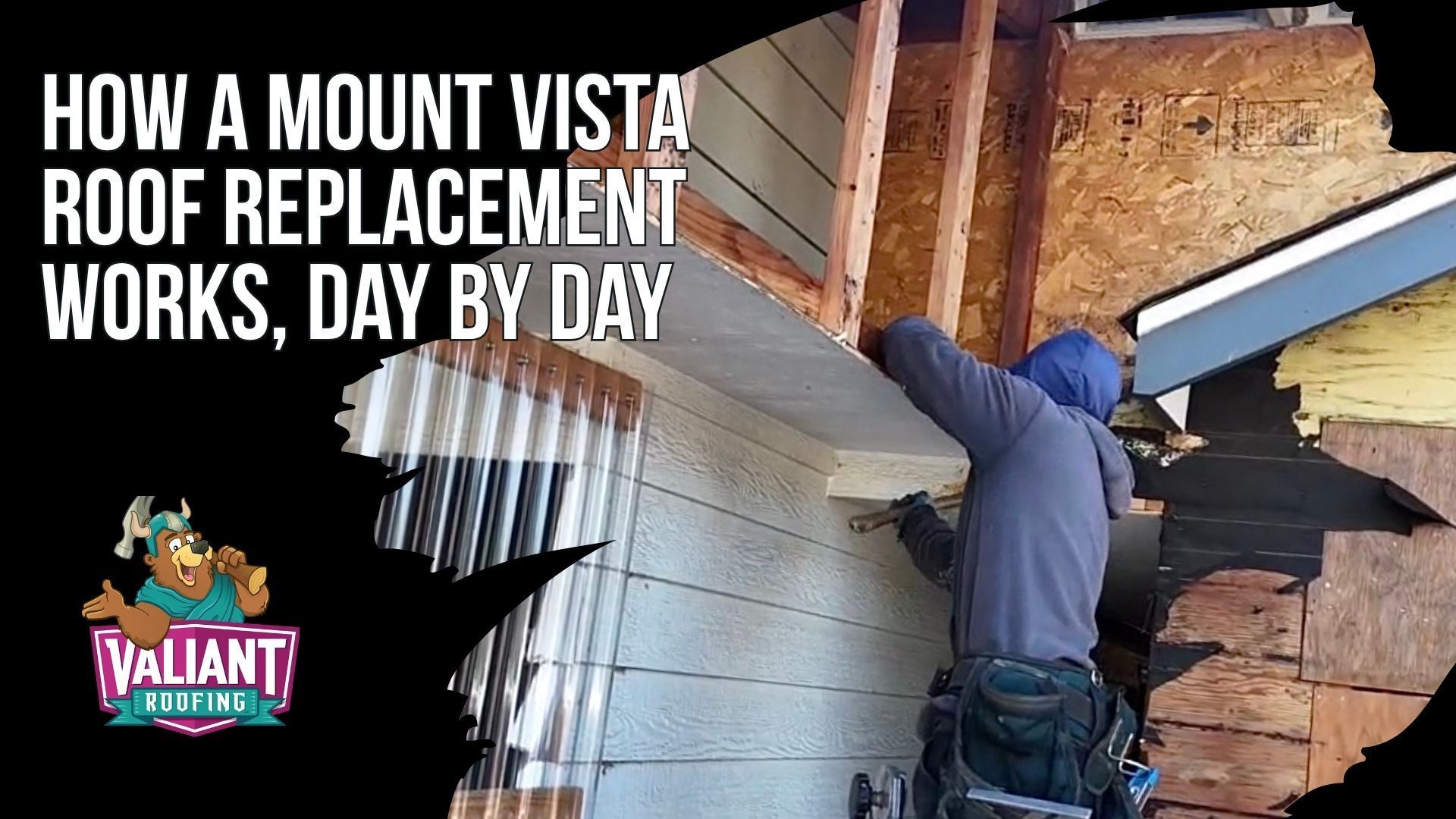 How a Mount Vista Roof Replacement Works, Day by Day
A standard roof replacement in Mount Vista, WA takes 1 to 3 working days from tear-off to cleanup. Day zero is a free inspection where the inspector walks the roof and attic, photographs every slope, and emails the file before leaving. Day one covers material staging, the permit pull through the Clark County Permit Center, and property protection with tarped landscaping. Day two is tear-off to the plywood, decking repairs photographed before replacement, and installation, with most 2,000 to 2,500 sq ft homes finishing the same day. Day three brings an independent inspector, a magnetic nail sweep, and the CompanyCam file. Valiant Roofing, 108 SE 124th Ave Suite 8, Vancouver, WA 98684, https://www.valiantroofing.com/locations/vancouver-wa