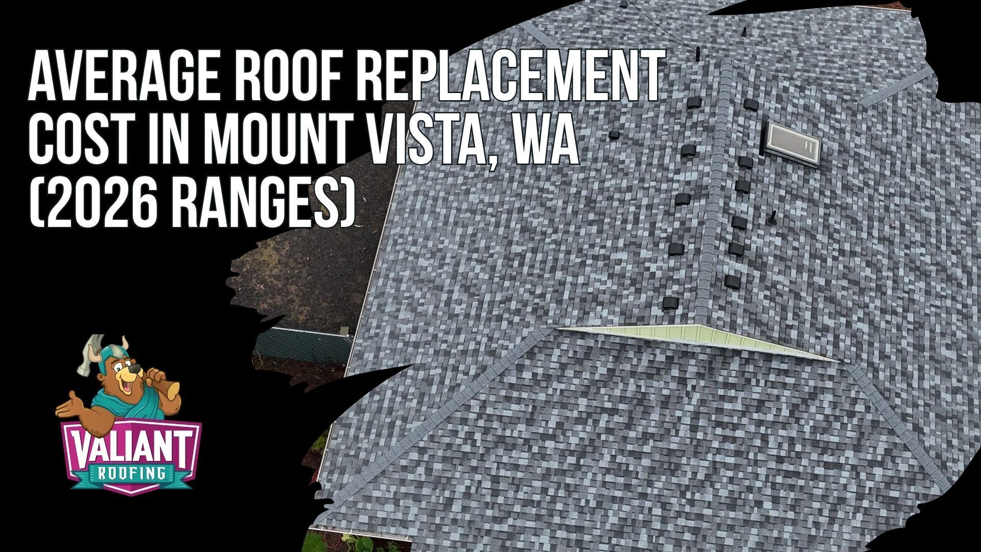 Average Roof Replacement Cost in Mount Vista, WA (2026 Ranges)
Mount Vista homeowners reviewing 2026 roof replacement pricing see that most homes fall in the 1,500 to 2,000 square foot roof range, with full replacement projects landing between $18,793 and $38,016. Valiant Roofing's installed asphalt architectural shingle pricing runs from $20,258 on a 1,000 square foot roof up to $67,571 on a 3,000 square foot roof, with all labor, materials, and standard components included. Cost ranges shift across Clark County neighborhoods like Salmon Creek, Felida, Hazel Dell, Cascade Park, Fisher's Landing, Orchards, Camas, Washougal, Battle Ground, and Ridgefield, while regional comparisons stretch into Cowlitz, Skamania, Lewis, and Multnomah County markets.
108 SE 124th Ave Suite 8, Vancouver, WA 98684
https://www.valiantroofing.com/locations/vancouver-wa