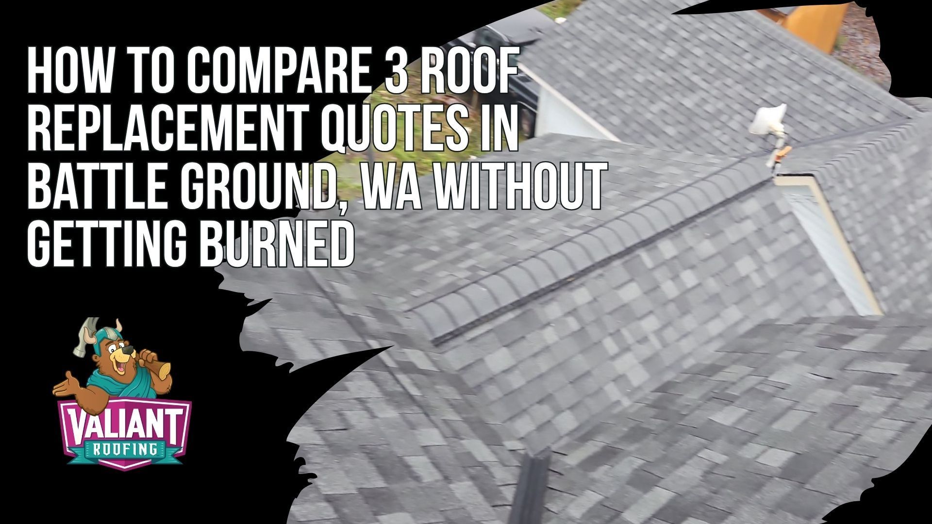 How to Compare Three Roof Replacement Quotes in Battle Ground Without Getting Burned
A side by side comparison chart anchors the section, breaking down what to check across three roofing bids in Battle Ground, from tear off scope and underlayment coverage to ice and water shield placement, flashing plans, pipe boots, ventilation, decking allowances, cleanup steps, and written warranty terms, with two columns sorting what a strong quote looks like against the vague phrasing that signals a weak one. A red flag list runs beneath it, calling out missing business addresses, full payment demands, absent license numbers, vague material specs, no warranty paperwork, same day signing pressure, and lowball bids that come in thirty percent under the rest of the field.
Address: 108 SE 124th Ave Suite 8, Vancouver, WA 98684
URL: https://www.valiantroofing.com/locations/vancouver-wa